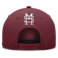 Men's Fanatics Maroon Mississippi State Bulldogs Foul Ball Rope Adjustable Hat