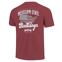 Men's  Maroon Mississippi State Bulldogs America's Team T-Shirt