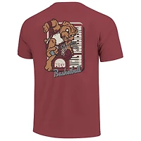T-shirt Dunk Mascotte Confort Couleurs Bordeaux Mississippi State Bulldogs pour homme