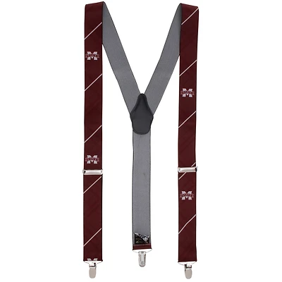 Men's Maroon Mississippi State Bulldogs Suspenders