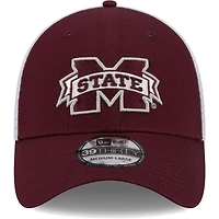 Casquette Neo 39THIRTY Flex pour homme New Era marron Mississippi State Bulldogs