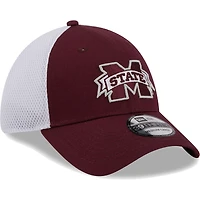 Casquette Neo 39THIRTY Flex pour homme New Era marron Mississippi State Bulldogs