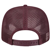 Men's New Era Maroon Mississippi State Bulldogs Primary 9SEVENTY Trucker Stretch-Snap Hat