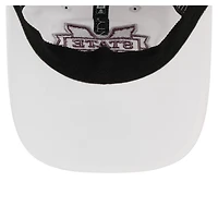 Men's New Era White Mississippi State Bulldogs Active Ripstop 9TWENTY Adjustable Hat