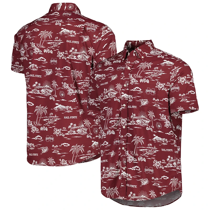 Chemise boutonnée Performance Reyn Spooner Mississippi State Bulldogs pour homme