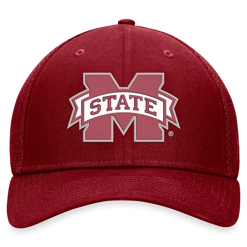 Casquette Spacer Flex pour hommes, Top of the World, marron, Mississippi State Bulldogs