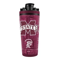 Bouteille shaker en acier inoxydable 4D de 26 oz des Bulldogs de l'État du Mississippi