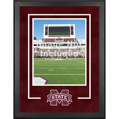 Cadre photo vertical de luxe 16'' x 20'' des Mississippi State Bulldogs avec logo de l'équipe