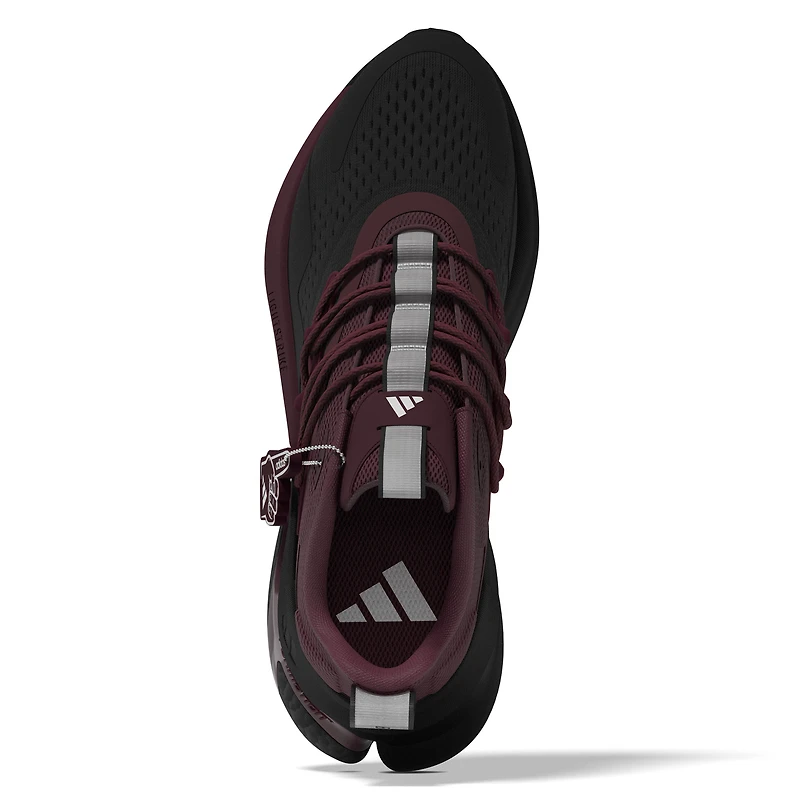 Unisex adidas Black/Maroon Mississippi State Bulldogs AlphaBoost V2 Shoes