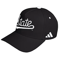 Unisex adidas  Black Mississippi State Bulldogs Blackout A-Frame Adjustable Hat