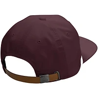 Casquette ajustable unisexe Adidas marron Mississippi State Bulldogs pour vestiaires