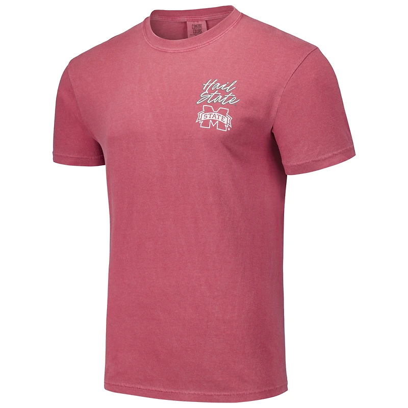 Unisex Maroon Mississippi State Bulldogs Hyper Local Bulldog Stance T-Shirt