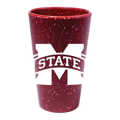 Verre à bière en silicone WinCraft Mississippi State Bulldogs de 16 oz aux couleurs de l'équipe