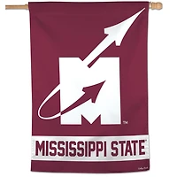 Bannière verticale simple face WinCraft Mississippi State Bulldogs 28'' x 40'' Flying M