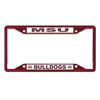 WinCraft Mississippi State Bulldogs Cadre de plaque d'immatriculation couleur chrome