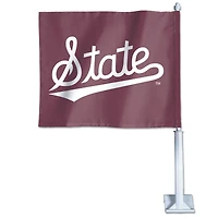 Drapeau de voiture double face WinCraft Mississippi State Bulldogs