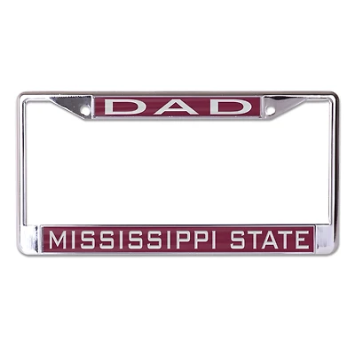 WinCraft Mississippi State Bulldogs S/L Dad License Plate Frame