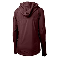 Women's Cutter & Buck Maroon Mississippi State Bulldogs Adapt Eco Knit Full-Zip Hoodie