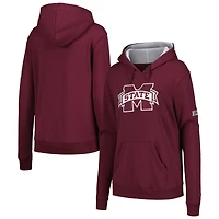 Sweat à capuche gros logo Stadium Athletic Mississippi State Bulldogs pour femme