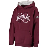 Sweat à capuche bordeaux Mississippi State Bulldogs Big Logo pour jeune