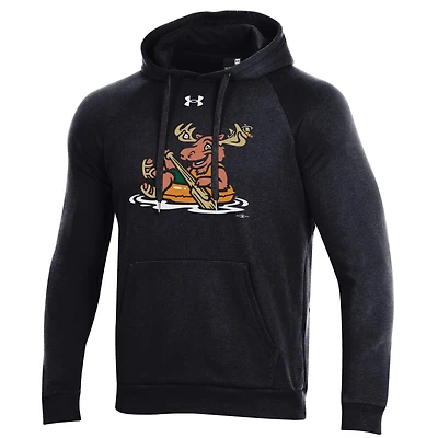Sweat à capuche Under Armour Missoula Paddleheads All Day pour homme, noir