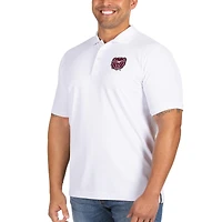 Polo piqué Legacy blanc Antigua pour homme, motif Big & Tall, des Bears de l'Université d'État du Missouri