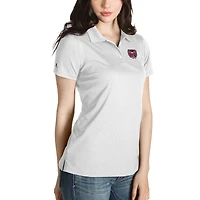 Women's Antigua White Missouri State University Bears Desert Dry Inspire Polo