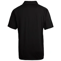 Polo extensible texturé Cutter & Buck Black Missouri Tigers, logo principal de l'équipe.