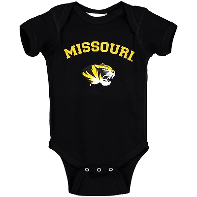 Body noir Missouri Tigers Arch & Logo pour bébé