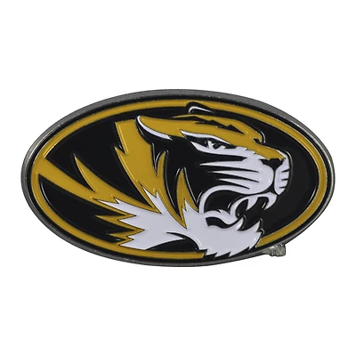 Logo Brands  Missouri Tigers Embossed Color Auto Emblem