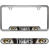Cadre de plaque d'immatriculation en relief Logo Brands Missouri Tigers