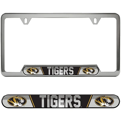 Logo Brands Missouri Tigers Embossed License Plate Frame