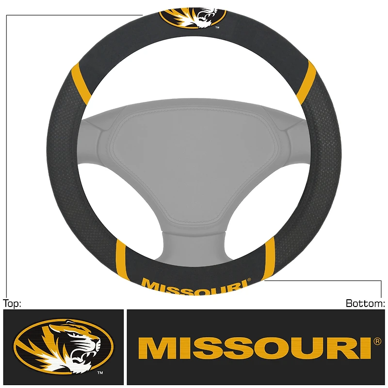 Logo Brands Missouri Tigers Steering Wheel Cover