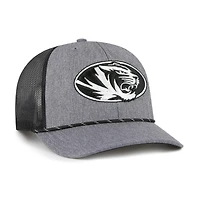 Men's '47  Gray Missouri Tigers Carbon Rope Adjustable Hat