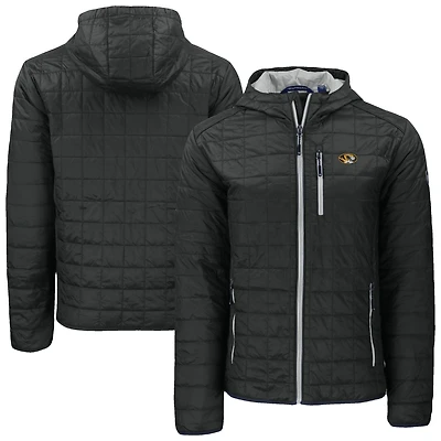 Veste à capuche zippée intégrale Cutter & Buck Missouri Tigers Rainier Eco PrimaLoft pour homme