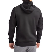 Sweat à capuche zippé demi-zip noir Cutter & Buck Missouri Tigers Roam Eco Recycled pour homme