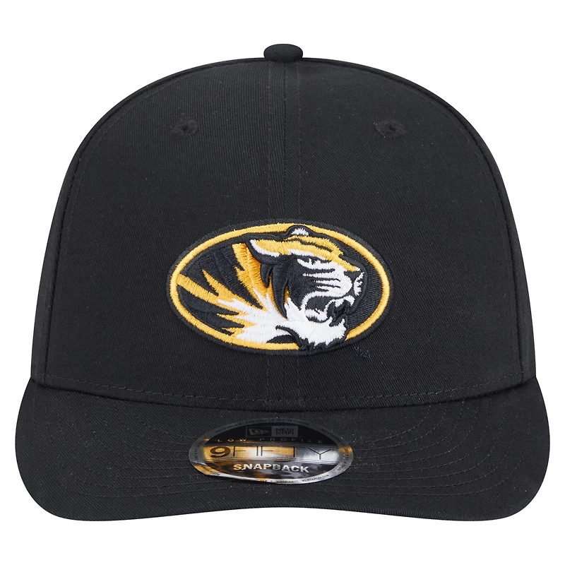Men's New Era Black Missouri Tigers Low Profile 9FIFTY Snapback Hat