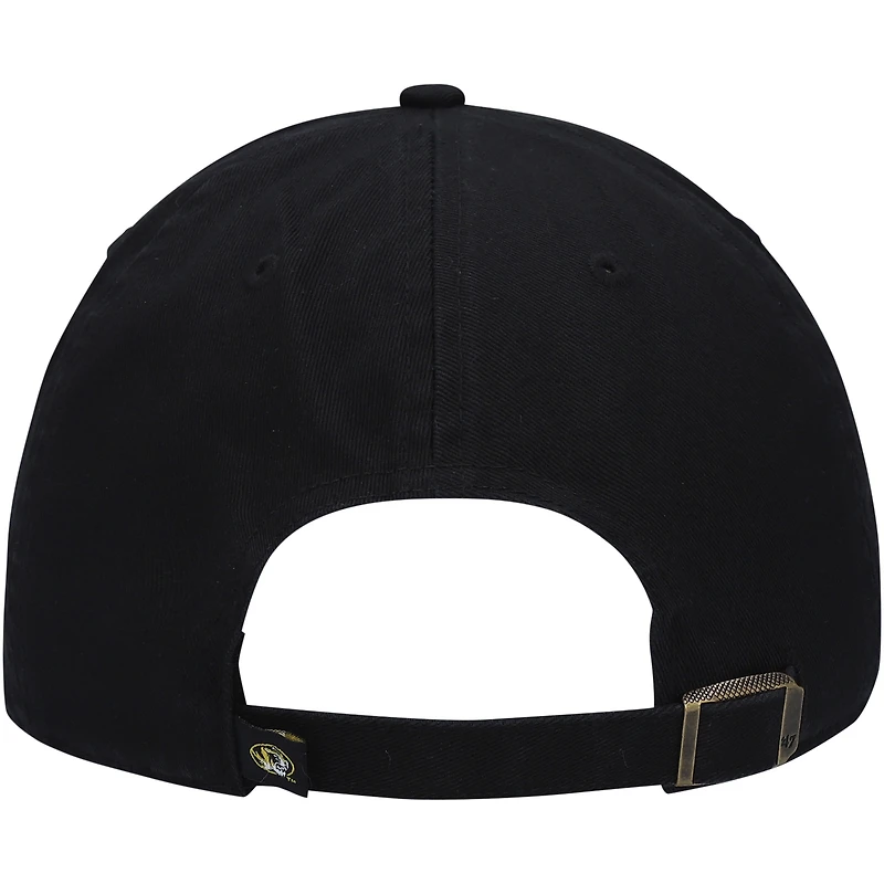 Men's '47 Black Missouri Tigers Clean Up Adjustable Hat