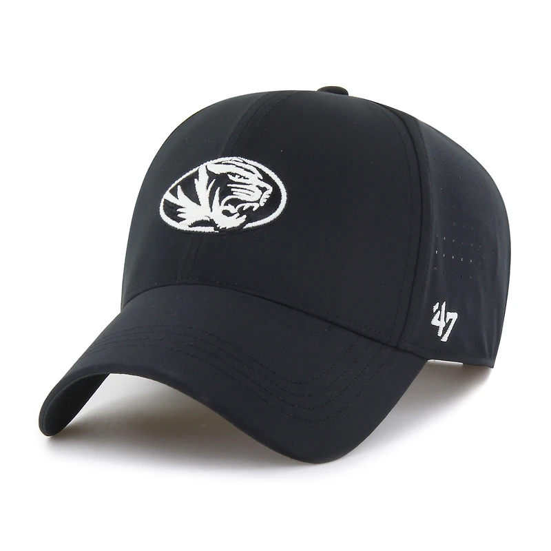 Men's '47 Black Missouri Tigers Forward Vent MVP Adjustable Hat