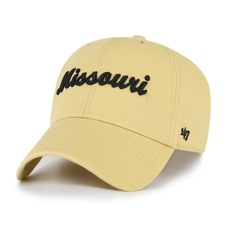 Casquette ajustable « 47 Light Gold Missouri Tigers Vault Clean Up » pour homme