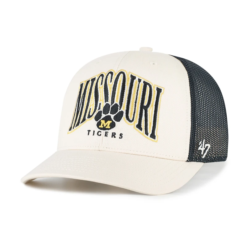 Men's '47 Natural Missouri Tigers Drawbridge Trucker Adjustable Hat