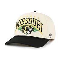 Men's '47 Natural Missouri Tigers Pomona Two-Tone Rope Hitch Adjustable Hat