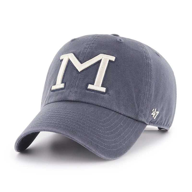 Men's '47 Navy Missouri Tigers Vault Clean Up Adjustable Hat