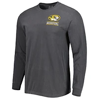 Men's Black Missouri Tigers Circle Campus Scene Long Sleeve T-Shirt