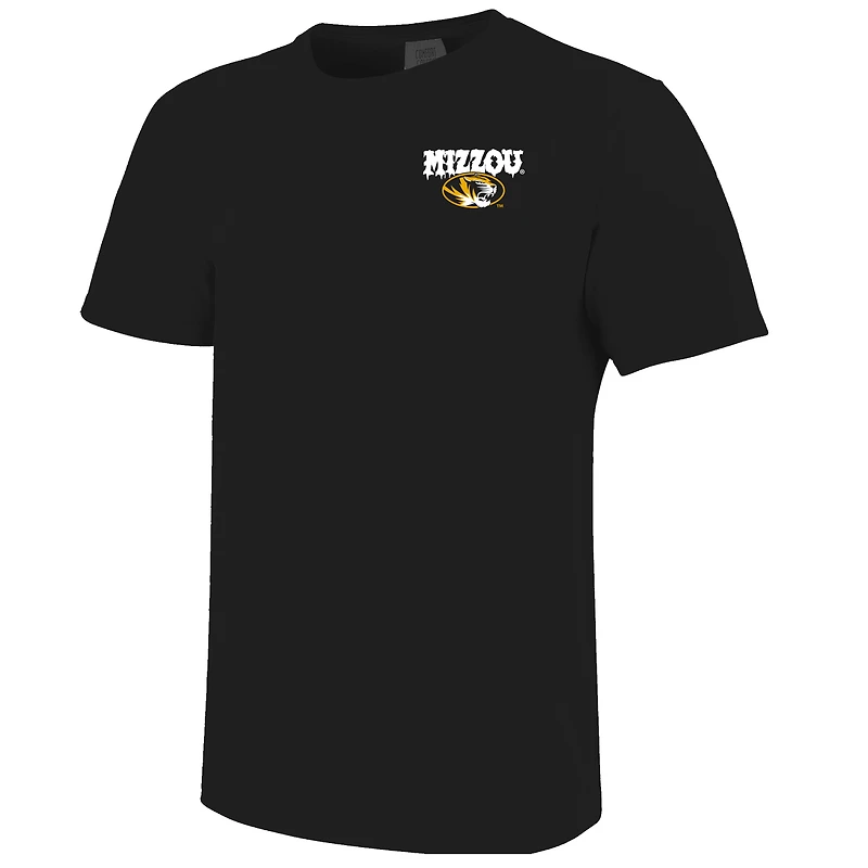 T-shirt noir Spooky Zou pour homme des Missouri Tigers