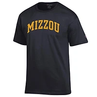 T-shirt noir basique Arch pour homme, Champion, Missouri Tigers