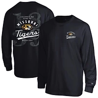 T-shirt à manches longues plastifié Champion Black Missouri Tigers All-Star pour homme