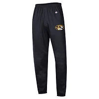 Pantalon de survêtement Champion noir Missouri Tigers Powerblend en molleton à bande pour homme