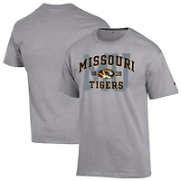 Men's Champion Heather Gray Missouri Tigers Varsity T-Shirt