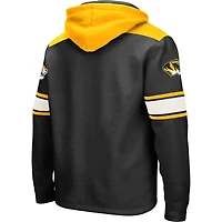Men's Colosseum Black Missouri Tigers 2.0 Lace-Up Pullover Hoodie